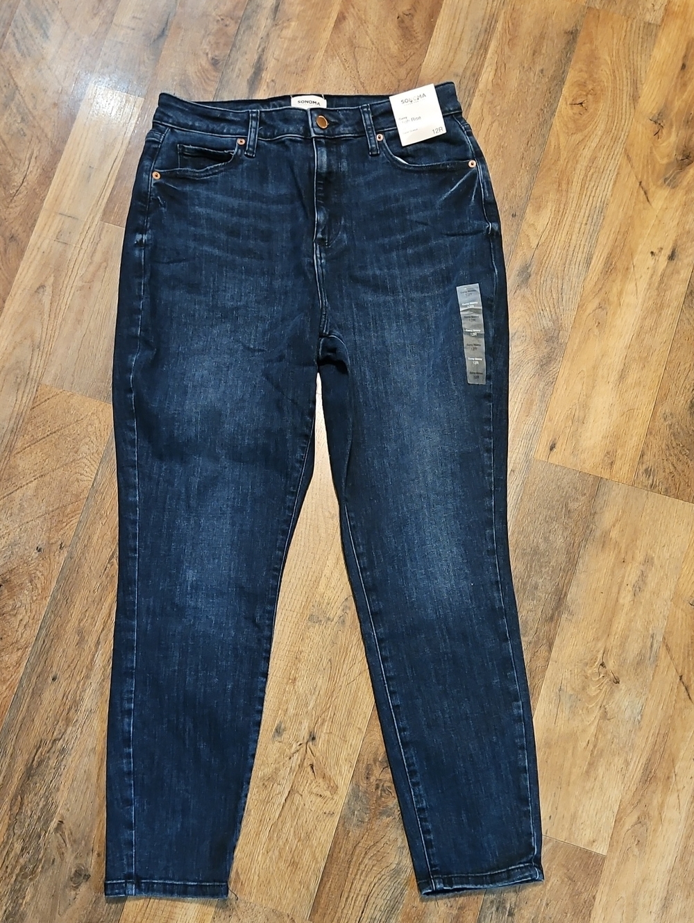 👖Sonoma Dark Indigo High-Rise Skinny Women’s Jeans